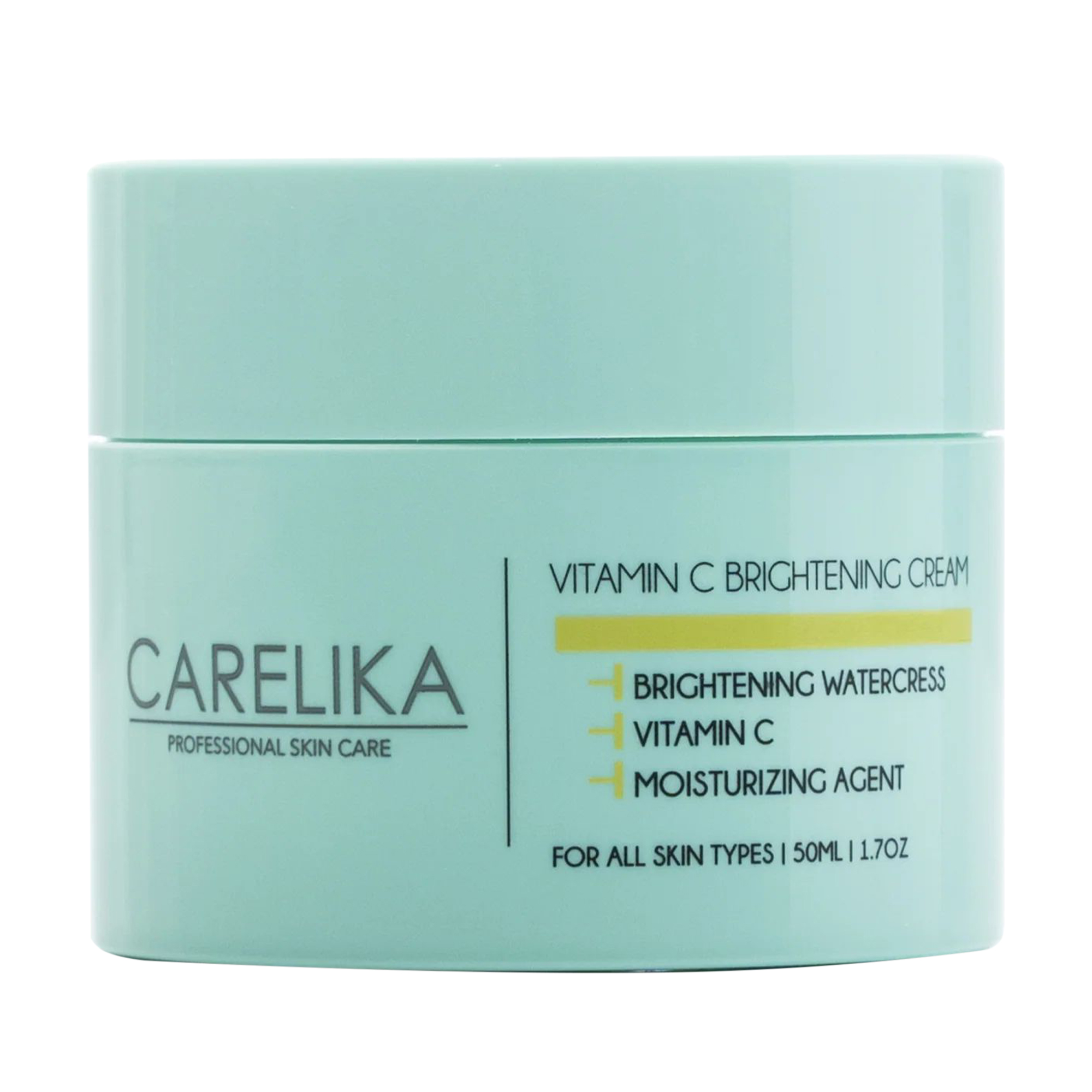 Освітлювальний крем для обличчя Carelika Vitamin C Brightening Cream з вітаміном C, 50 мл